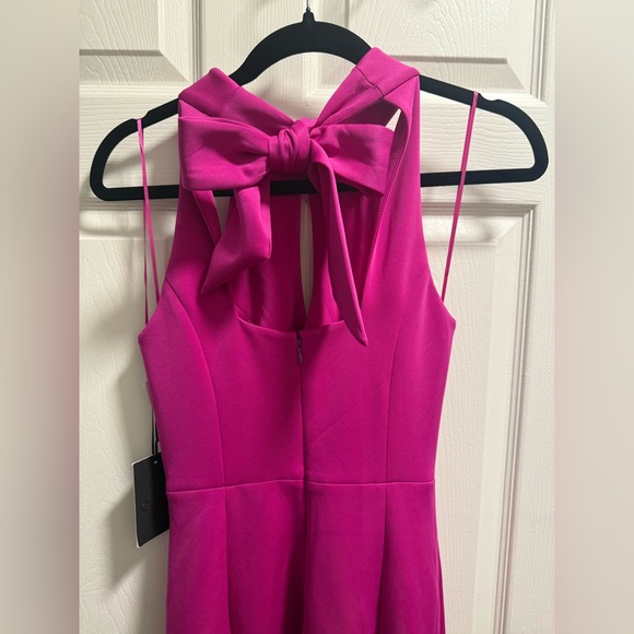 CeCe - Halter Neck Bodycon Fuschia Dress - NWT - Size 2 - Picture 7 of 10